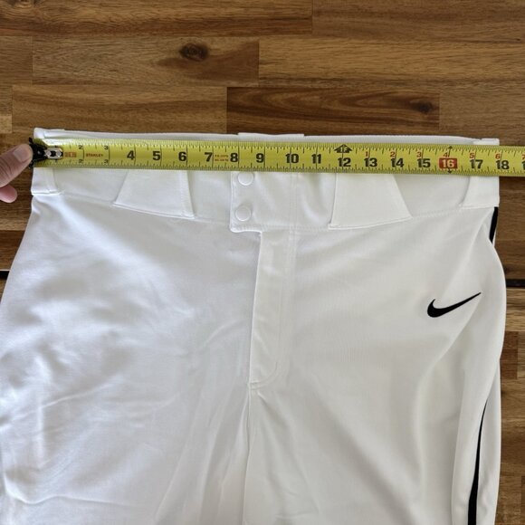 Nike Team Vapor Piped Baseball Pant White RN#56323 Men's Large Sports NWT - Picture 14 of 16